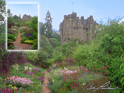 Scotland, Crathes Castle Garden
