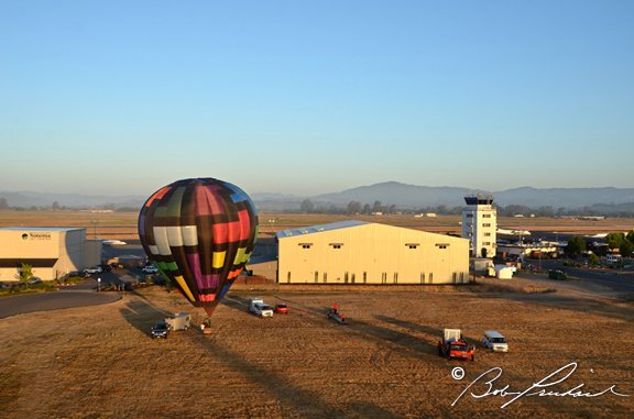 4588 Black Balloon Readying For Takeoff