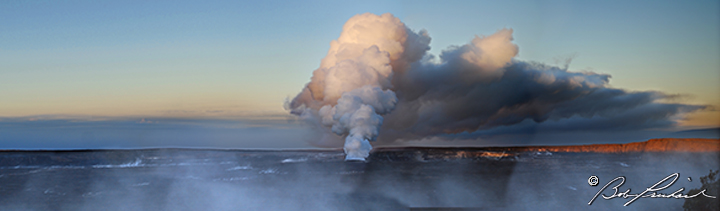 Hawaii_DawnVolcanoSteamBluffsPano176